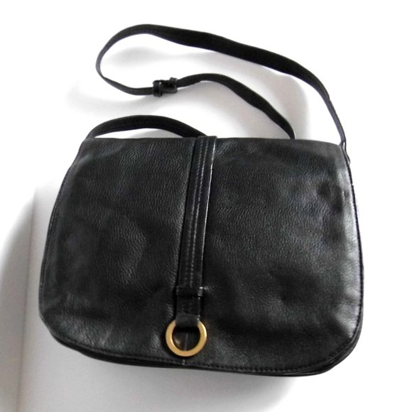 RELATIVITY Leather Purse Black Genuine Bag - Picture 1 of 7